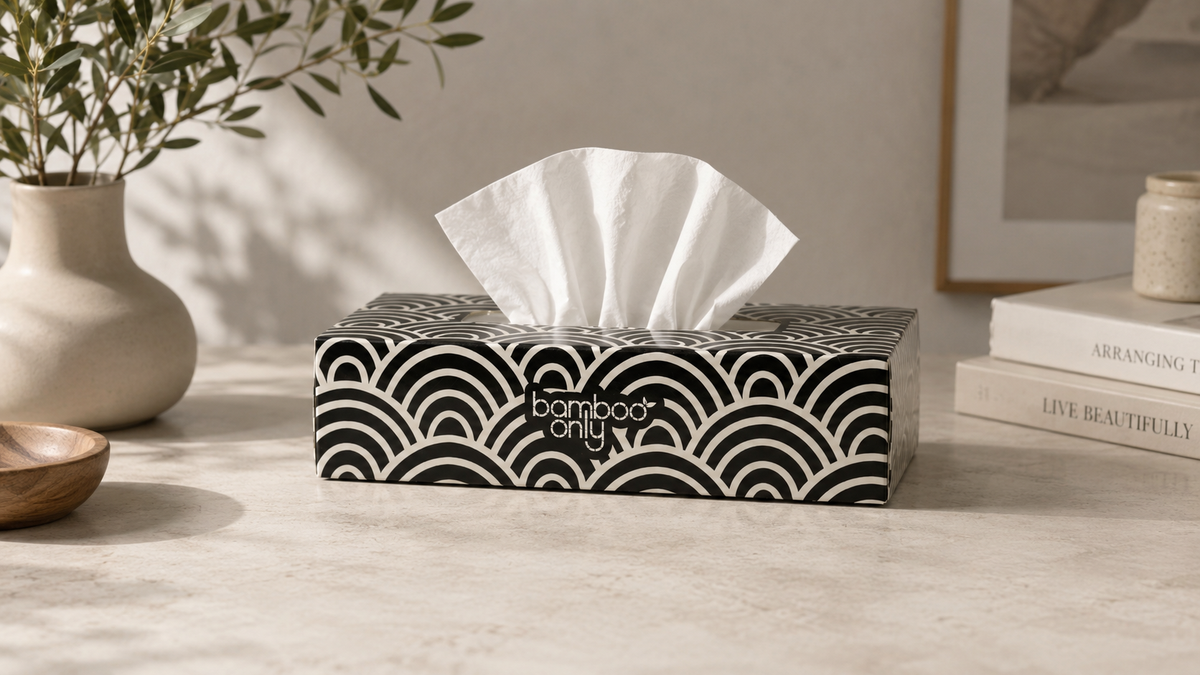 Bamboo Facial Tissues – 12 Boxes